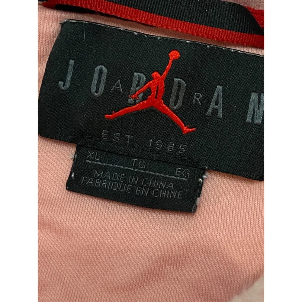 Nike Jordan Black Cat 4 Fleece Pullover Hoodie Stardust Pink AV2933-623 Size XL